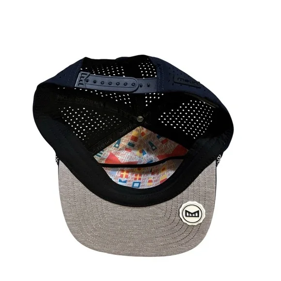 Melin Coronado Anchored Hydro Performance Snapback Rope Hat Blue 56 Cm - Picture 5 of 8